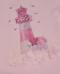 Caramelo pink lighthouse top & short set