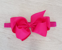 Load image into Gallery viewer, Hot pink hair bow