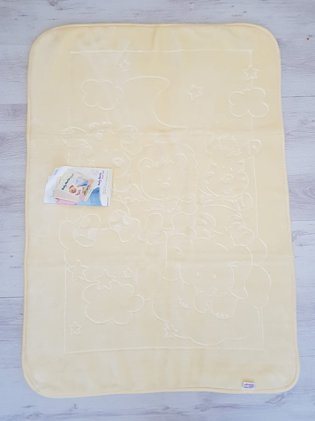 Spanish lemon mink blanket