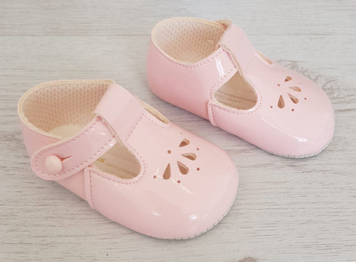 Pink soft sole shoes