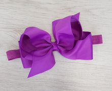 Load image into Gallery viewer, Purple hair bow