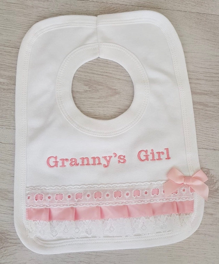 Granny’s girl bib