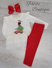 Load image into Gallery viewer, Caramelo Christmas legging set