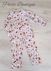Adults Christmas gingerbread print pyjamas 🎄