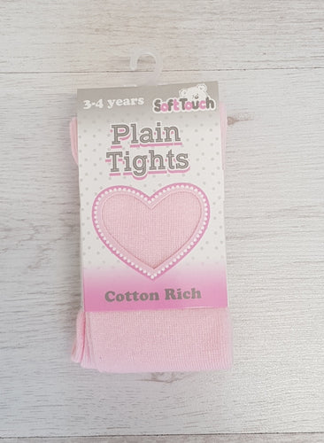 Pink plain tights