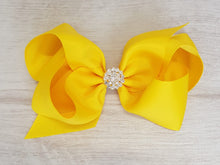 Load image into Gallery viewer, Yellow hair bow