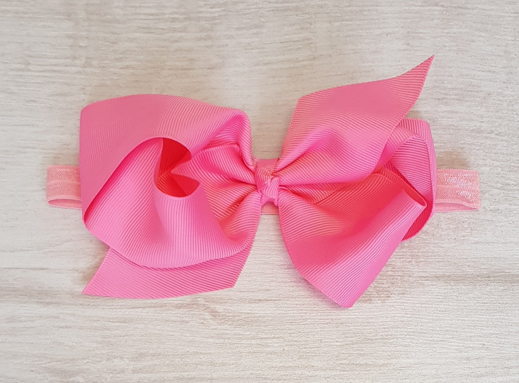 5inch Bubblegum pink hair bow
