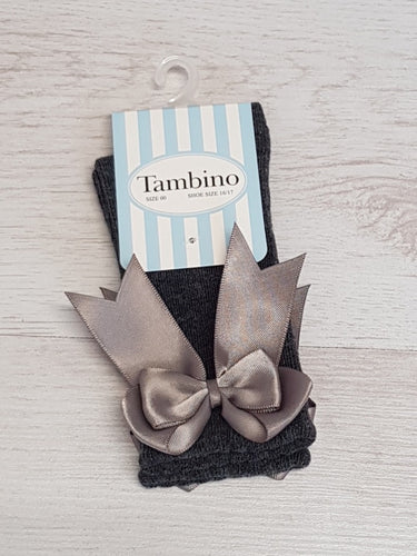 Dark grey knee high socks