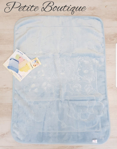 Spanish blue mink blanket