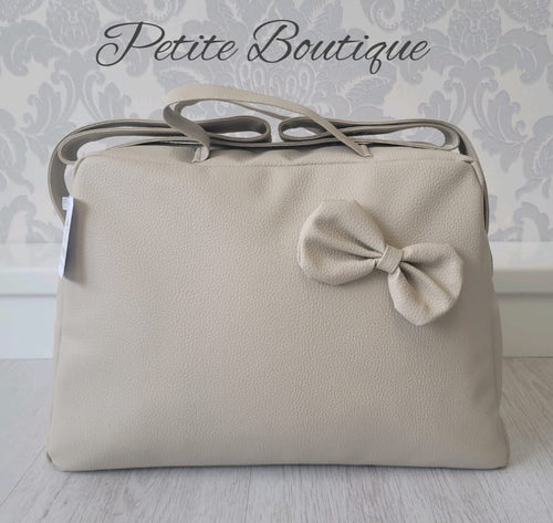 Spanish beige pram bag