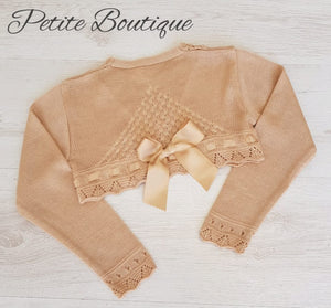 Spanish camel ribbon bolero