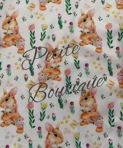 Girls rabbit Easter print pyjamas