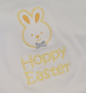 Lemon hoppy Easter bib