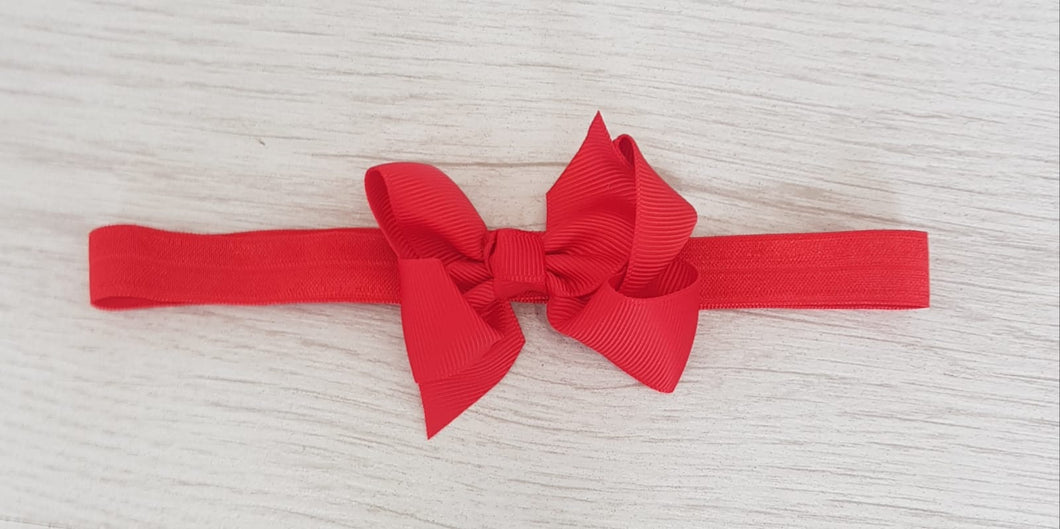 Red hair bow